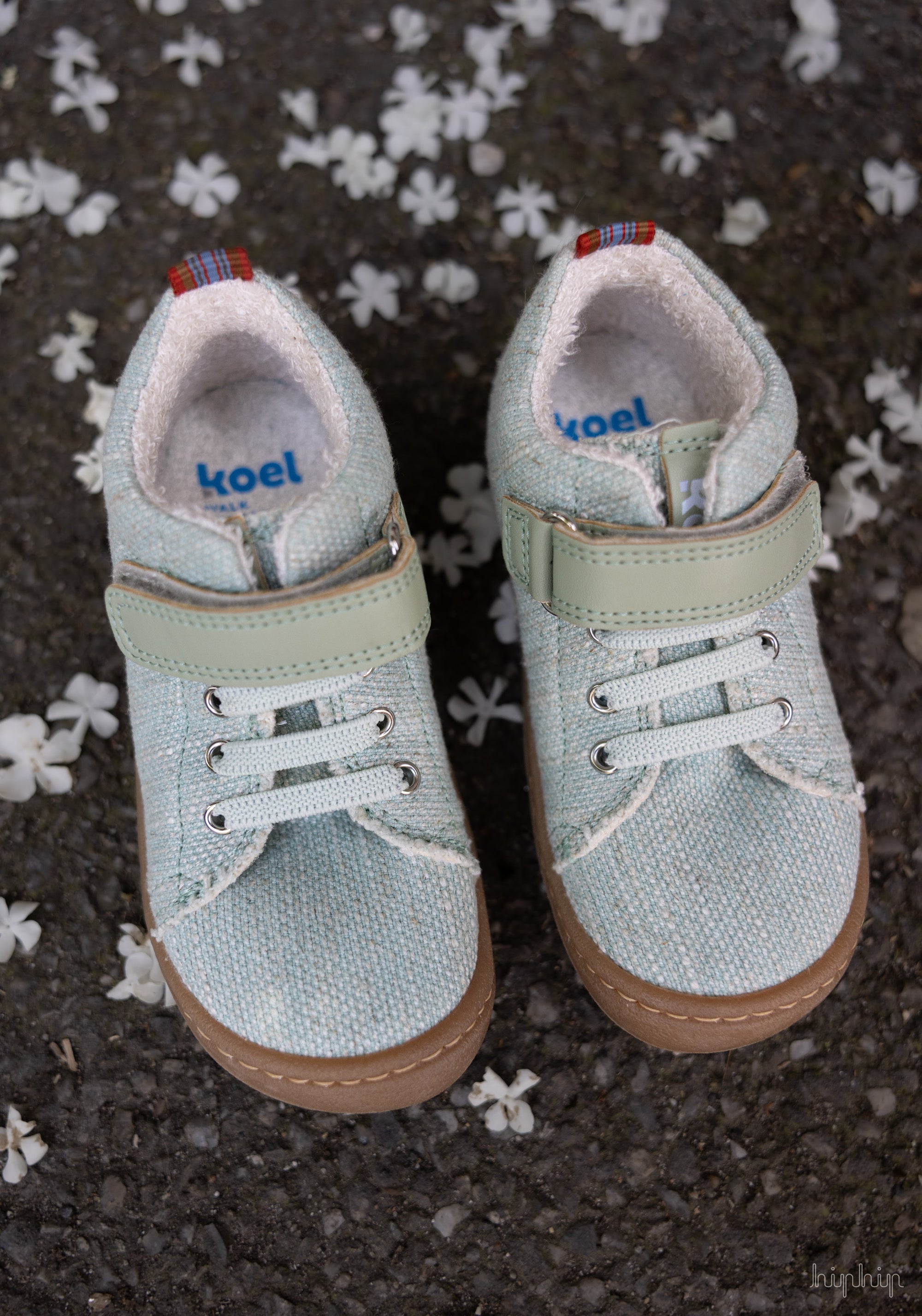 Teniși Barefoot din bumbac și bambus - Bonny Mint