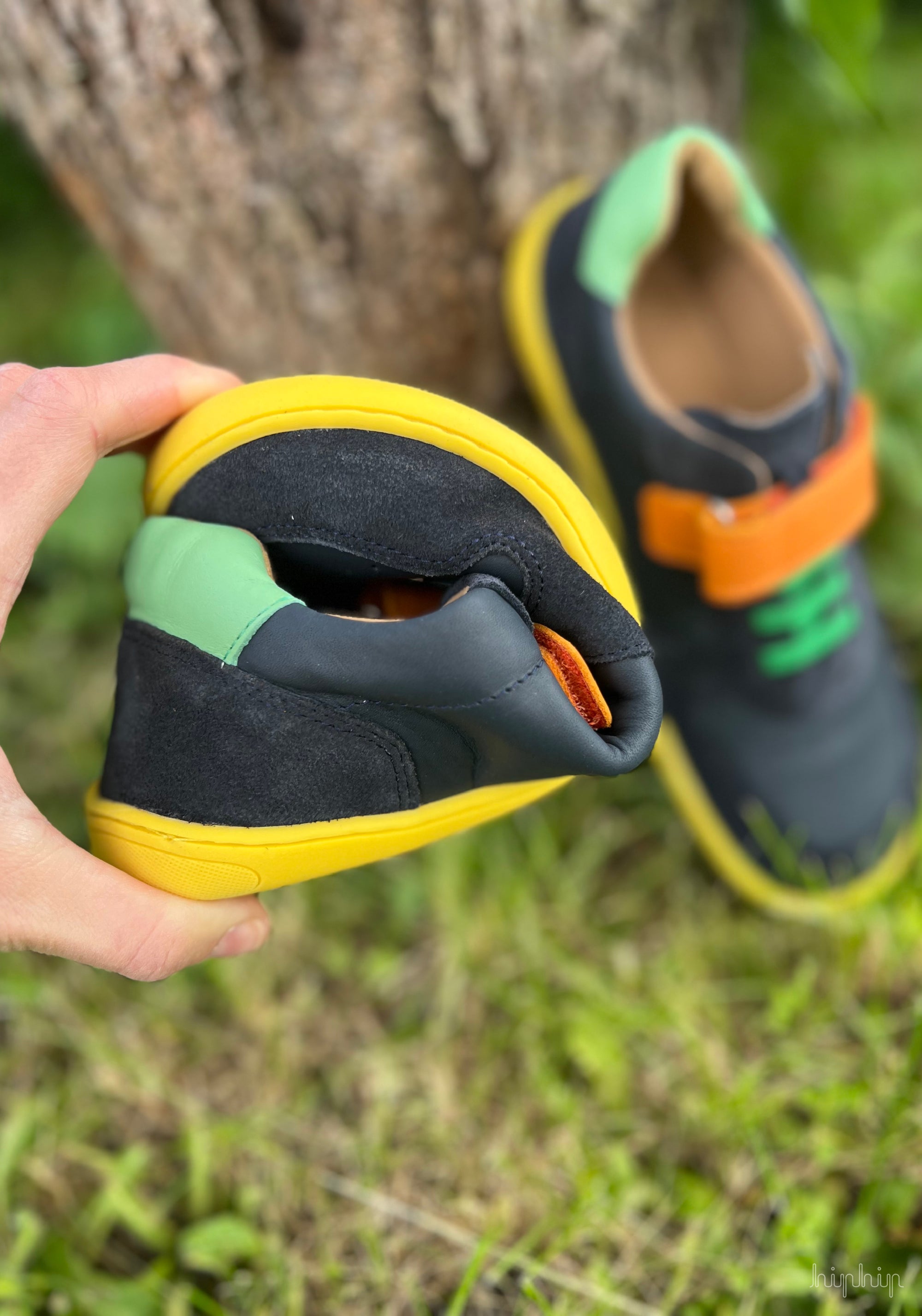 Sneakers Barefoot din piele - Sali Marine