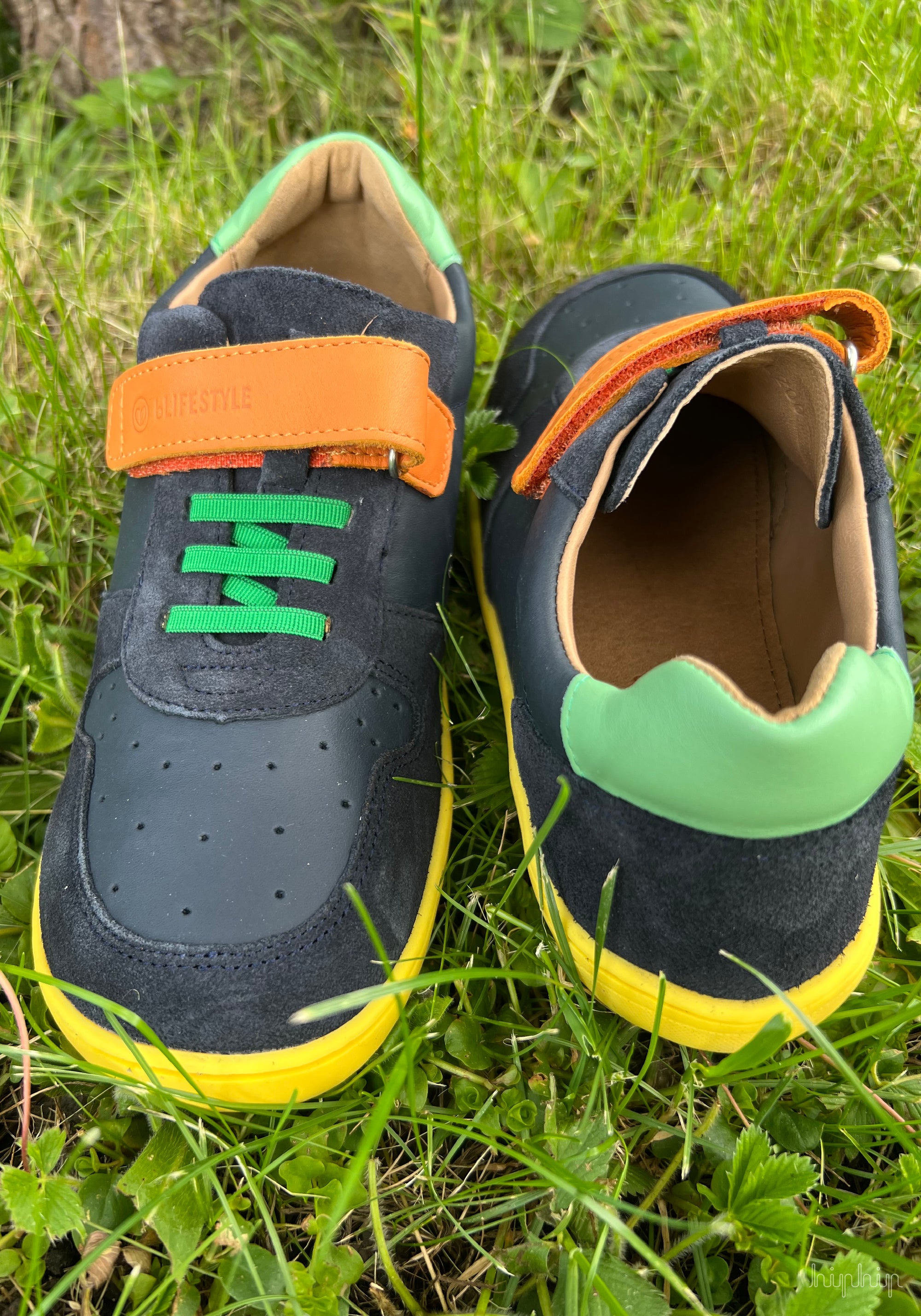 Sneakers Barefoot din piele - Sali Marine