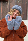Mănuși cu clapetă fleece din lână merinos - Teddy Baltic
