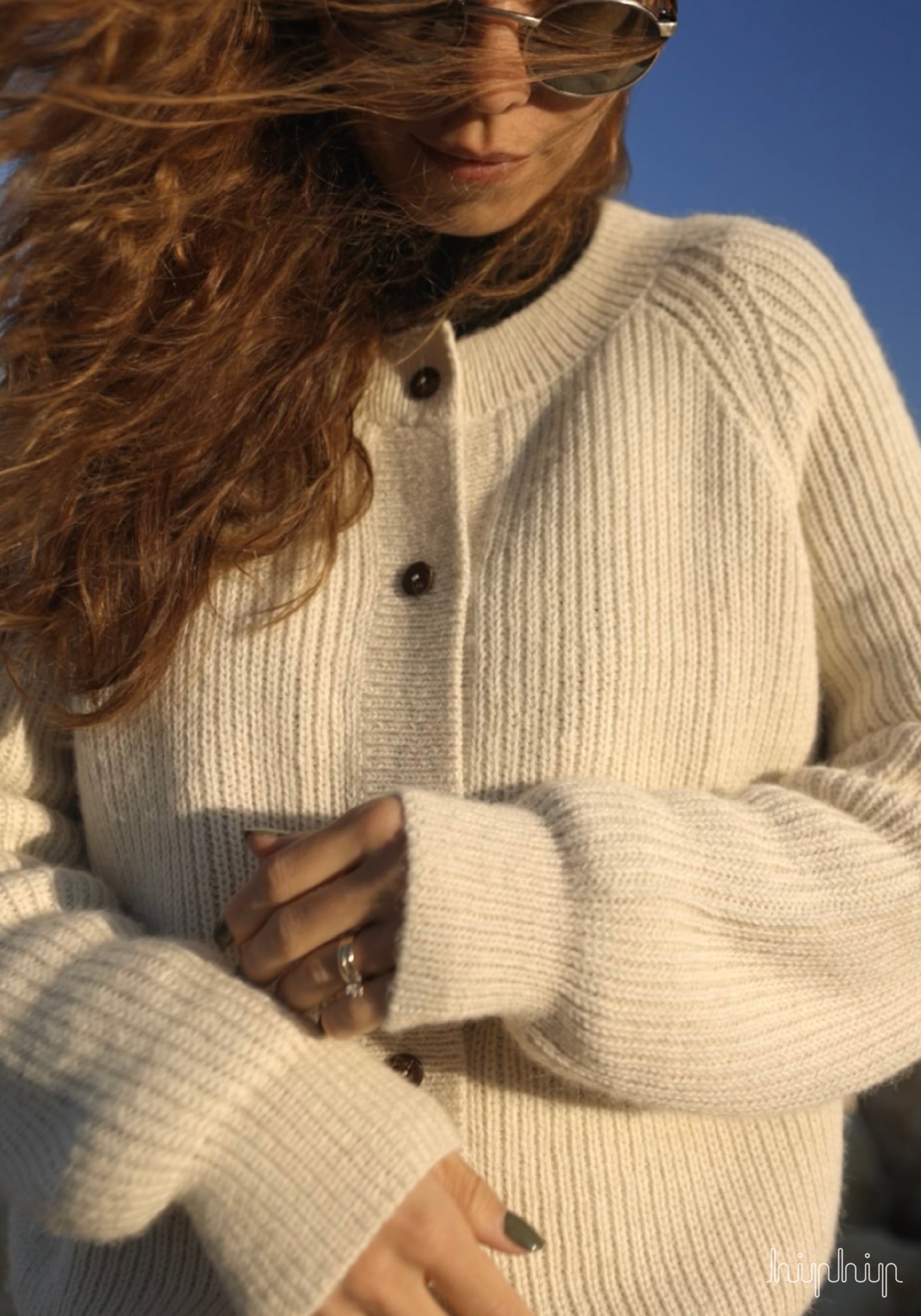 Cardigan femei alpaca - Mona Ivory