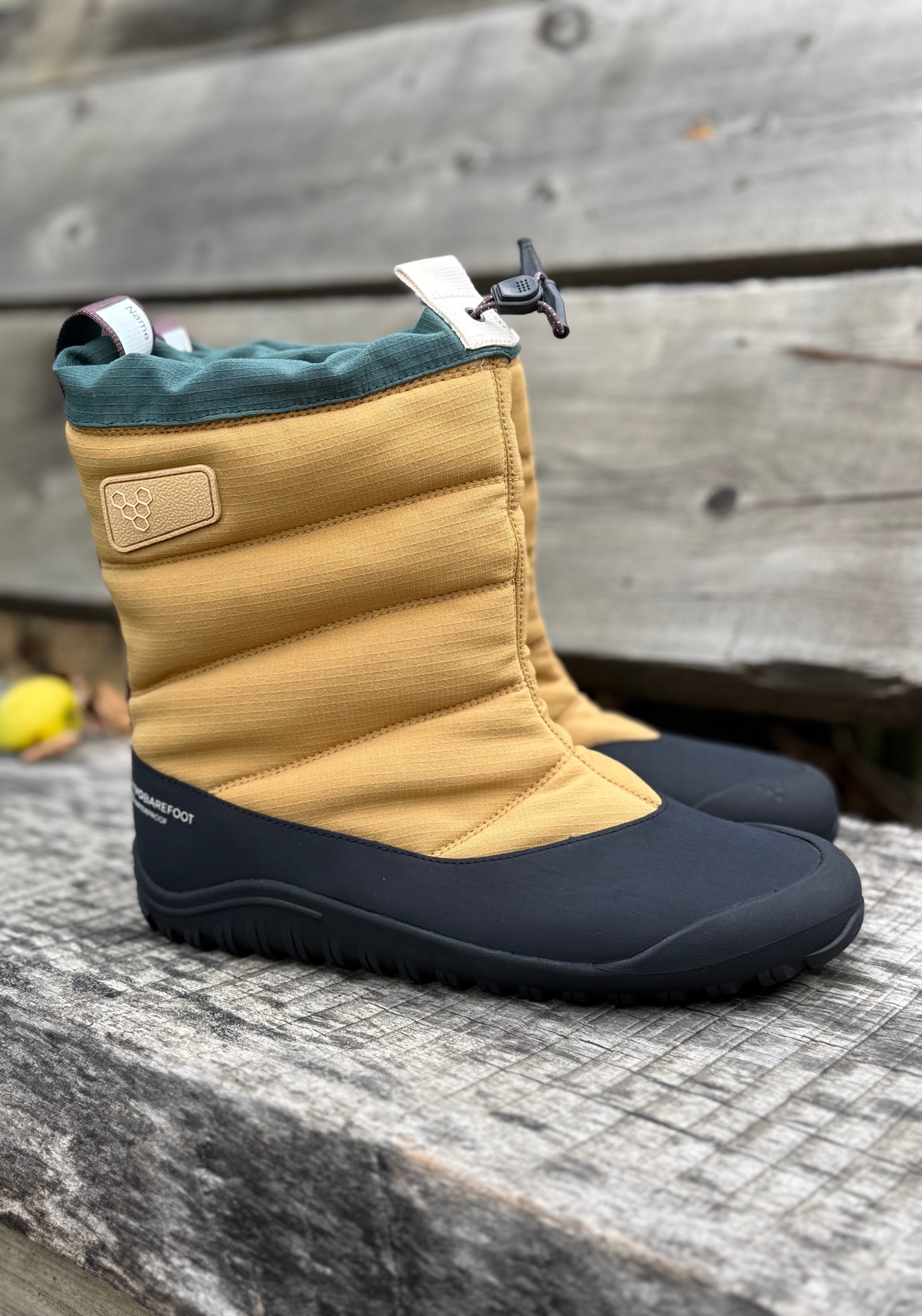 Cizme Barefoot impermeabile - Tracker Boot AT Kids Wood