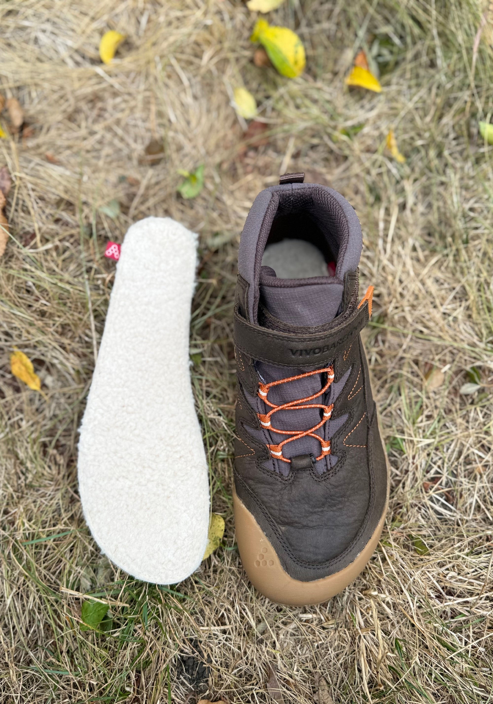 Ghete drumeție Barefoot din piele - Tracker AT Juniors Bracken