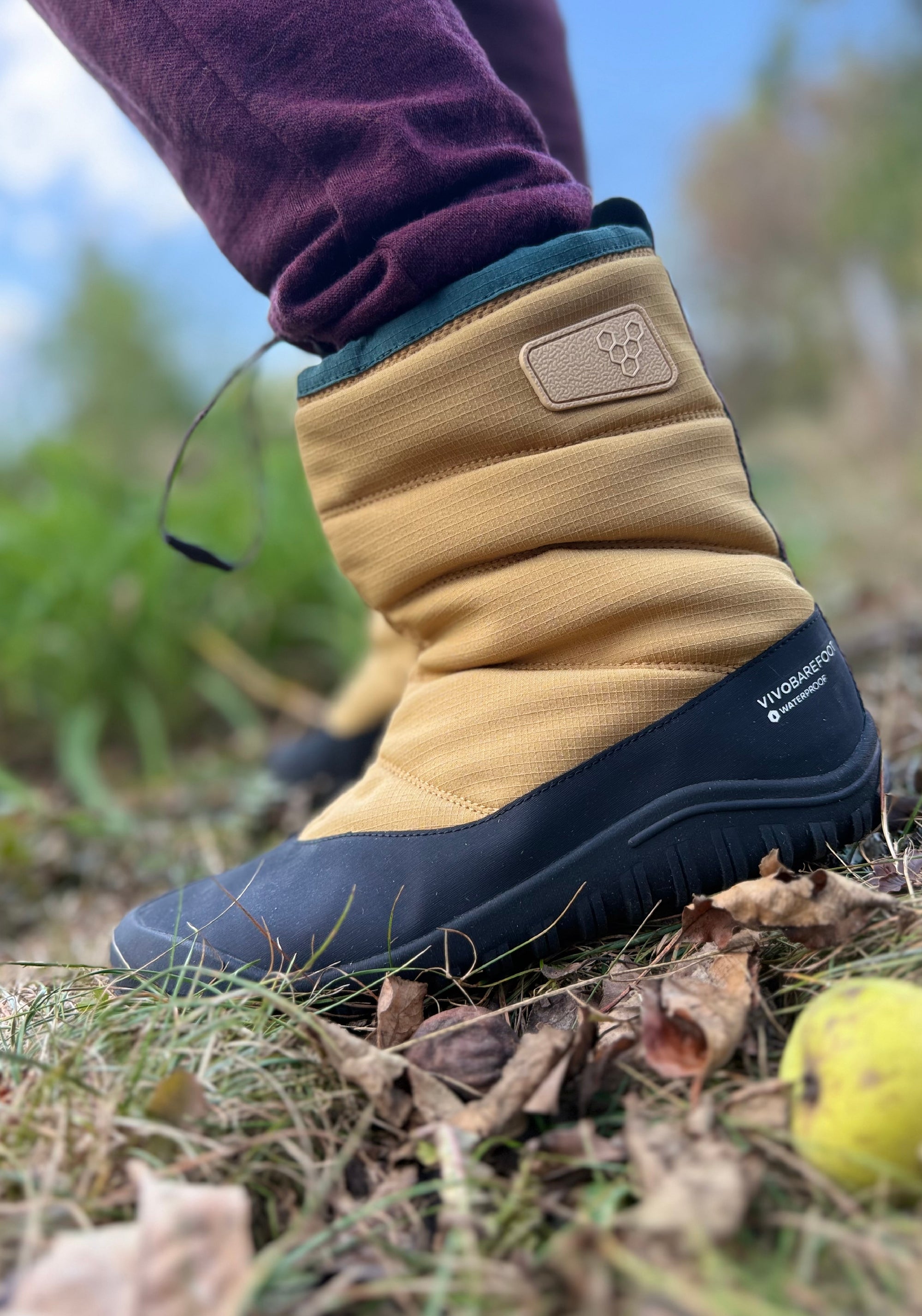 Cizme Barefoot impermeabile - Tracker Boot AT Kids Wood