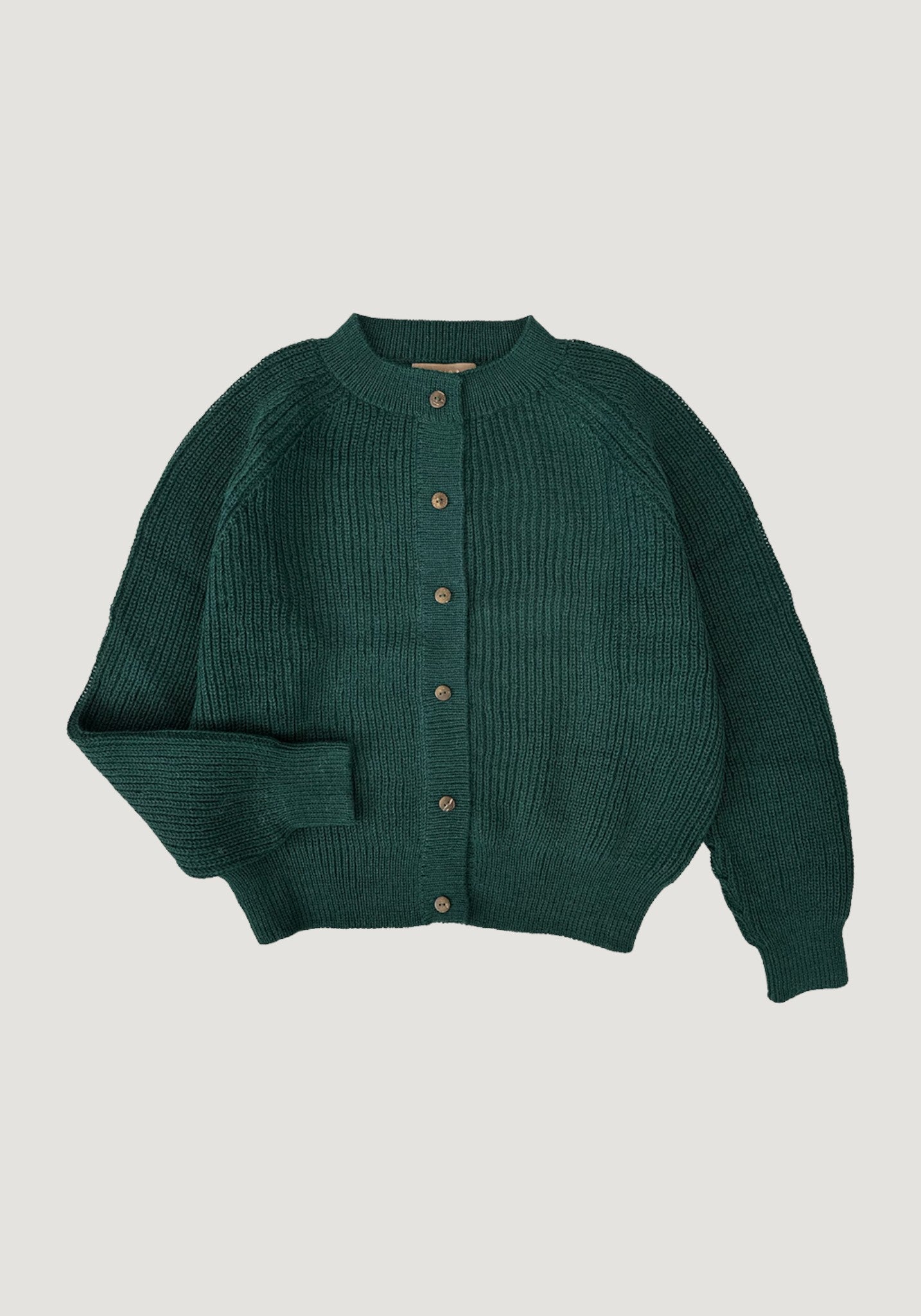 Cardigan din alpaca - Mona Dark Green
