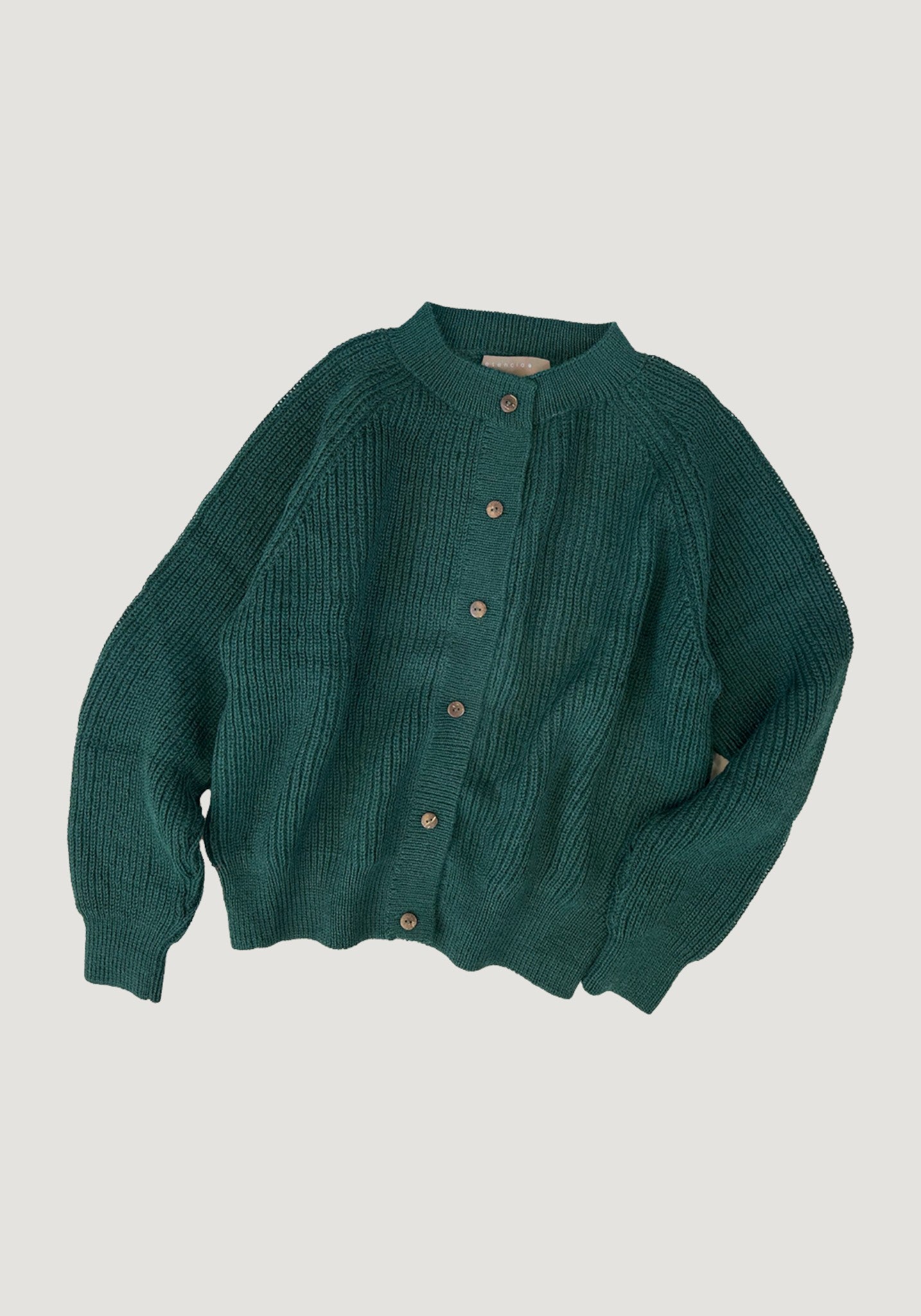 Cardigan din alpaca - Mona Dark Green