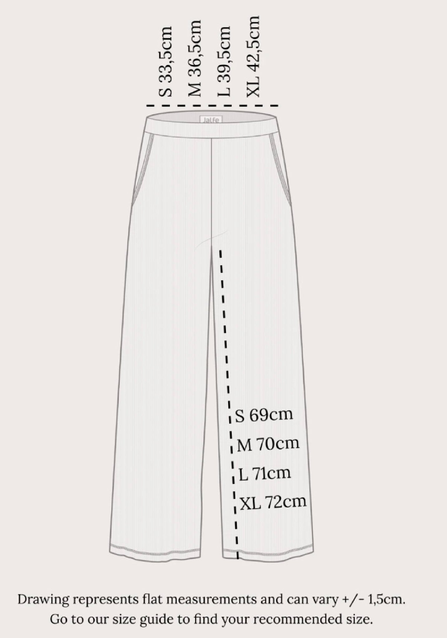 Pantaloni din lână merinos - Karla Mokka Melange