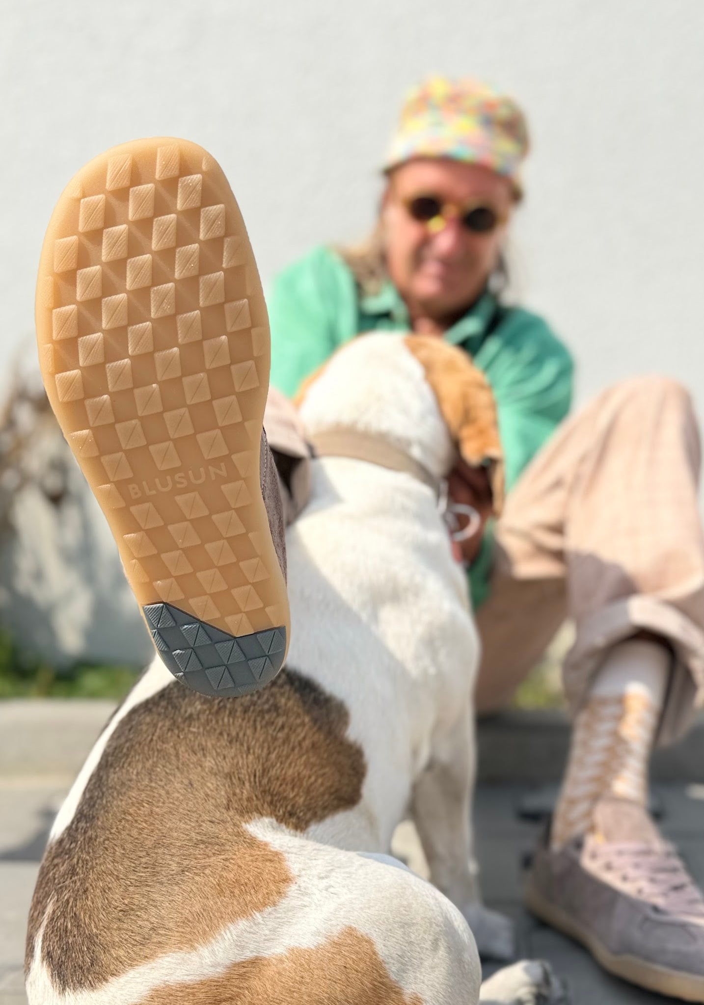 Sneakers Barefoot din piele întoarsă - Dark Coffee Brown