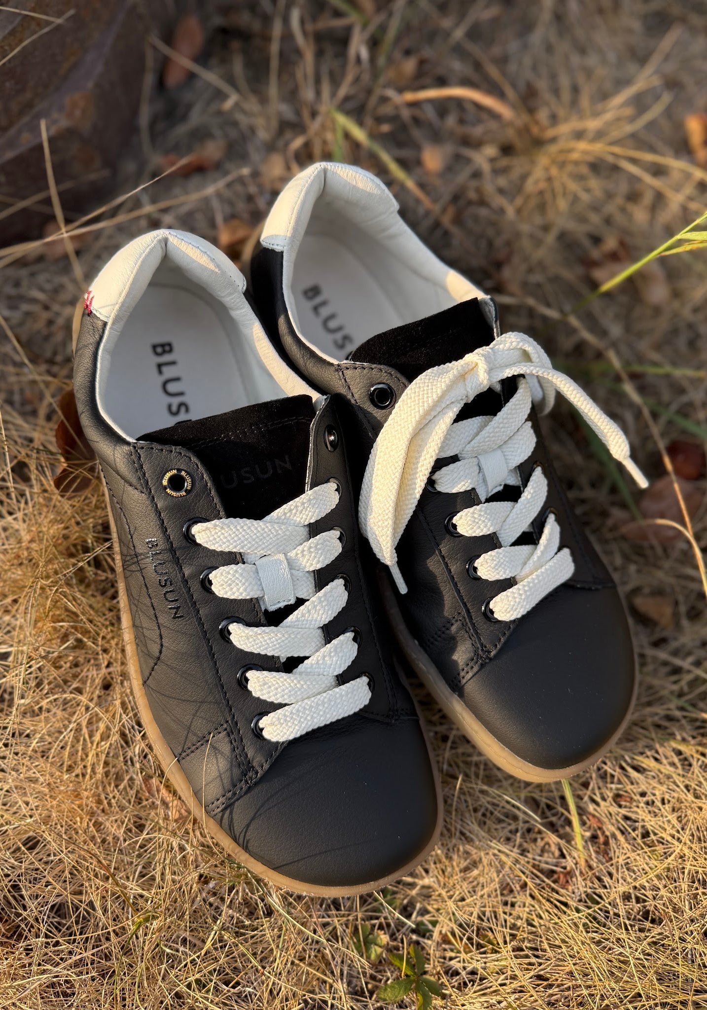 Sneakers Barefoot din piele - Black