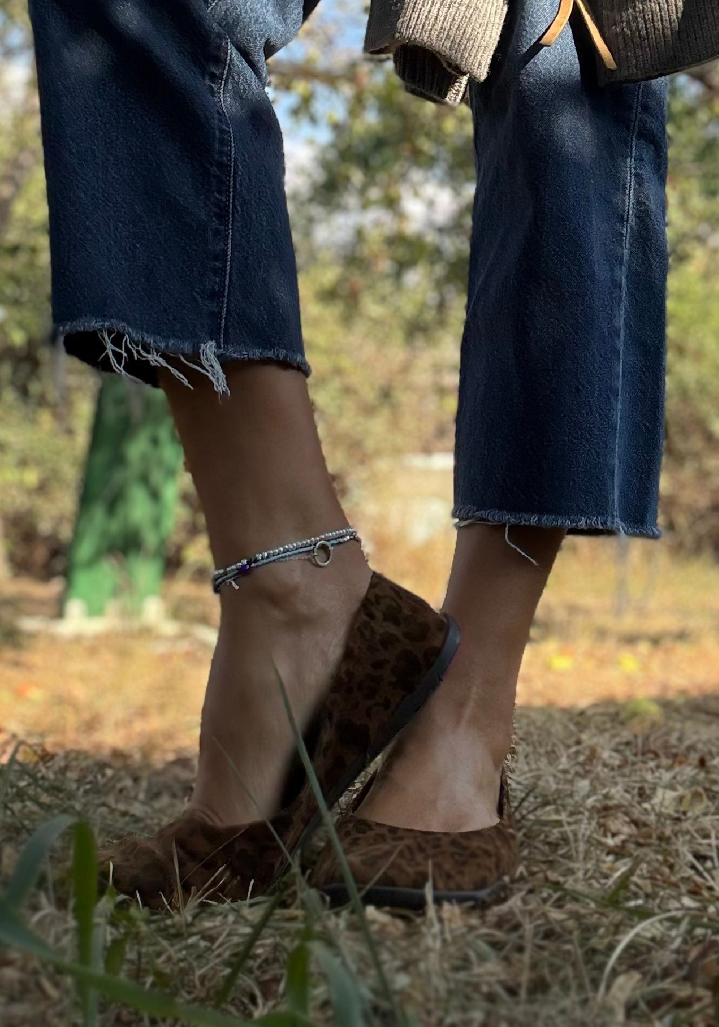 Balerini Barefoot din piele întoarsă - Leo