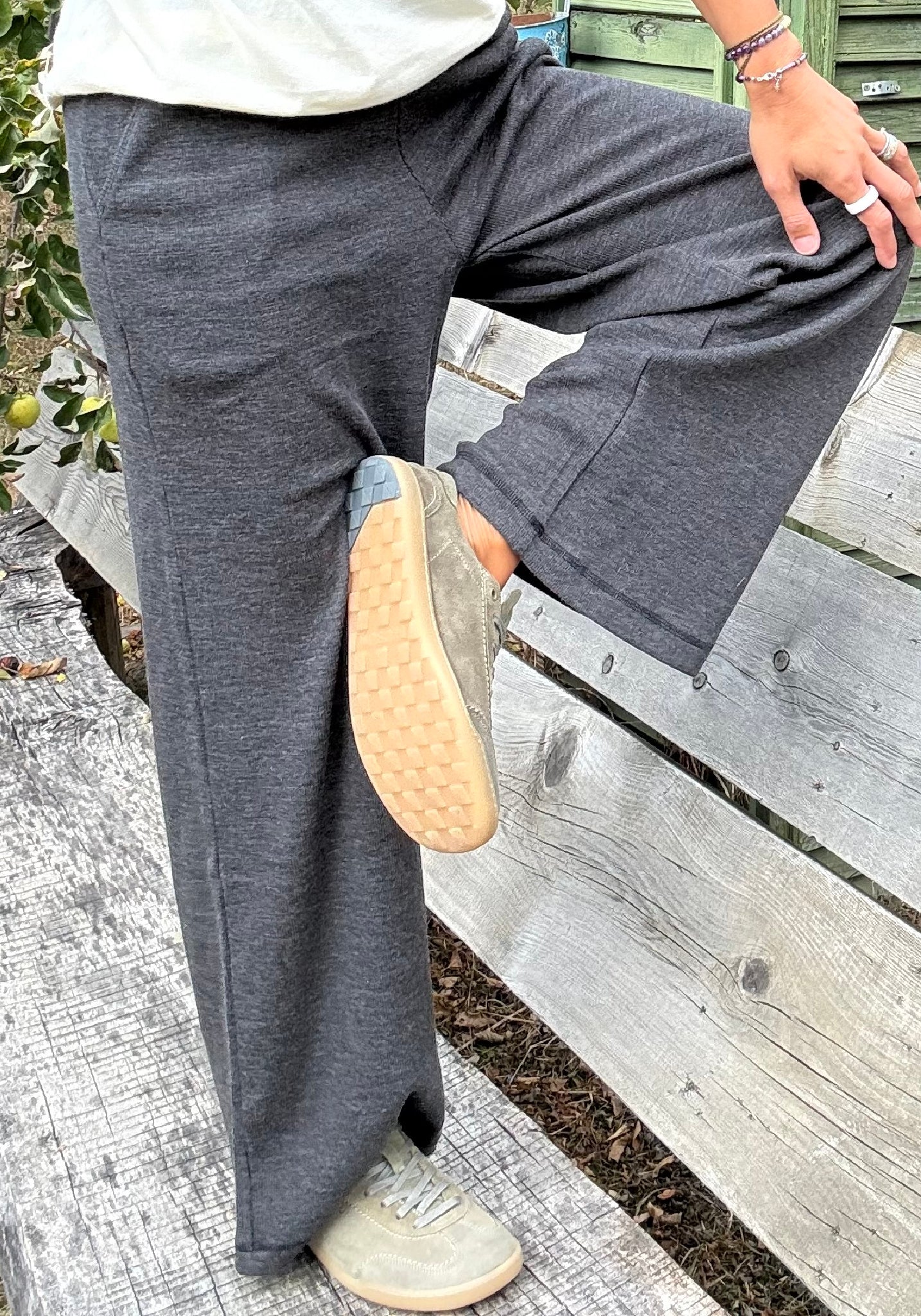 Sneakers Barefoot din piele întoarsă - Olive