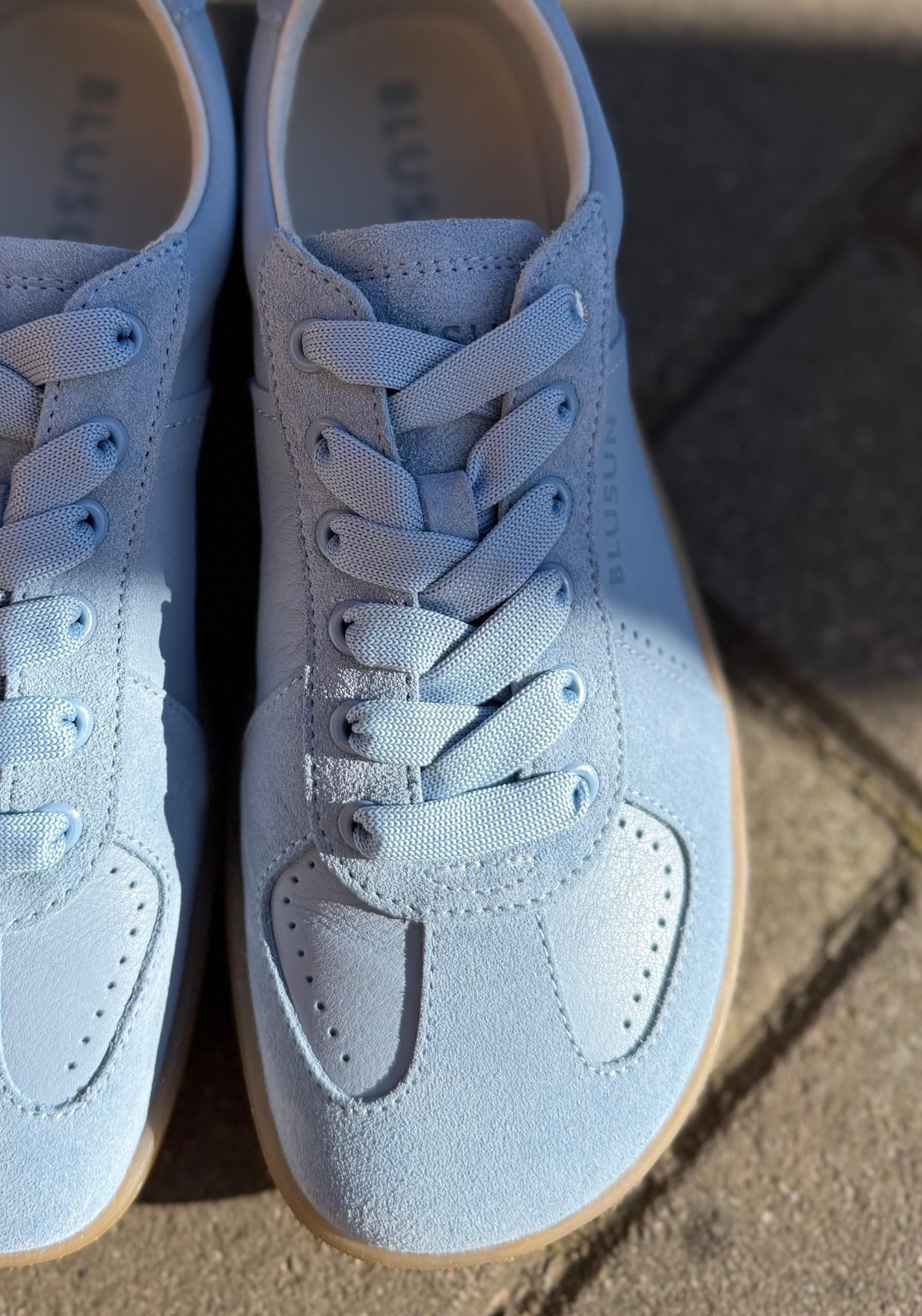 Sneakers Barefoot din piele - Light Blue