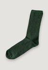 Șosete Plain din alpaca și lână merinos - Moss Green Melange