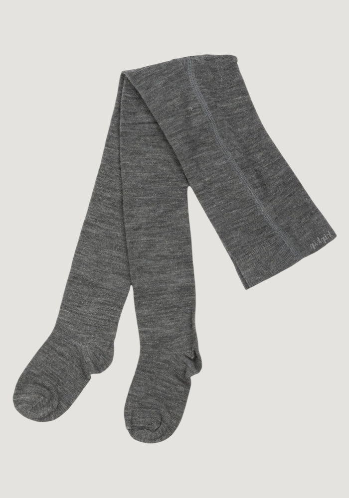 Dres Plain din lână merinos și bambus - Grey Melange
