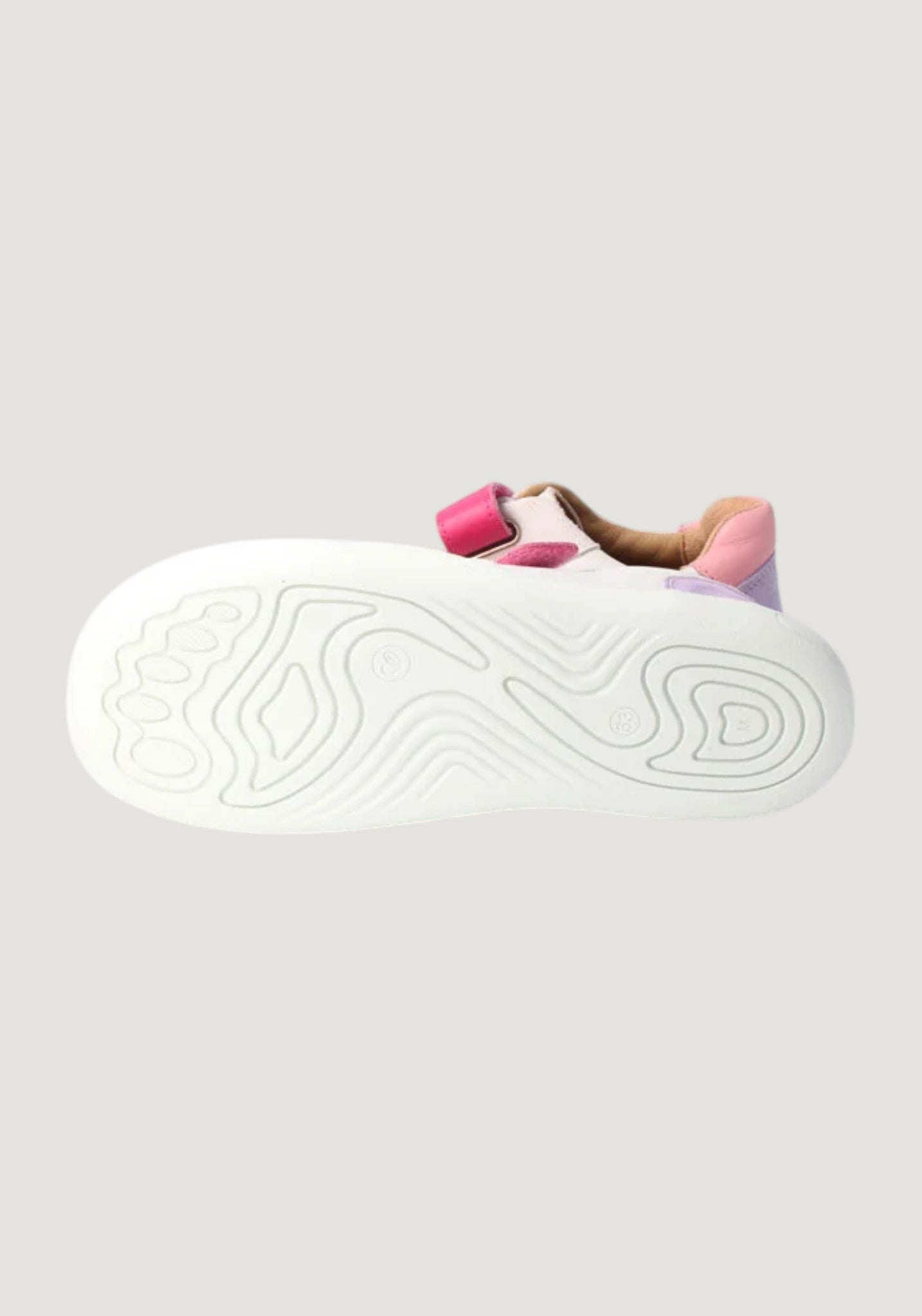 Sneakers Barefoot din piele - Sali White Mint
