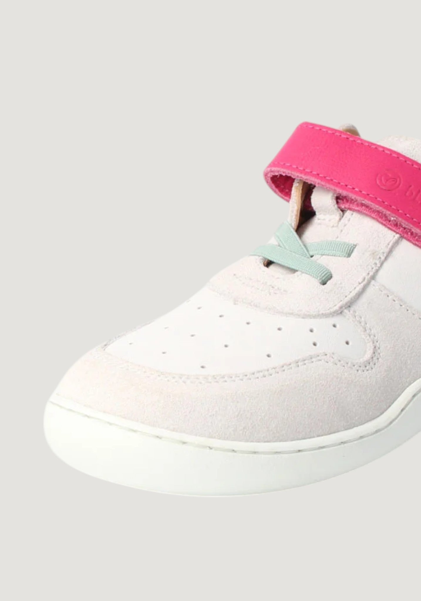 Sneakers Barefoot din piele - Sali White Mint