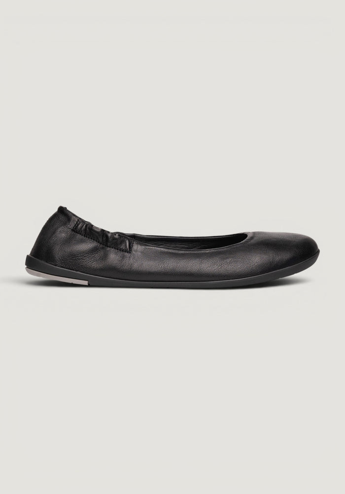 Balerini Barefoot din piele - Black