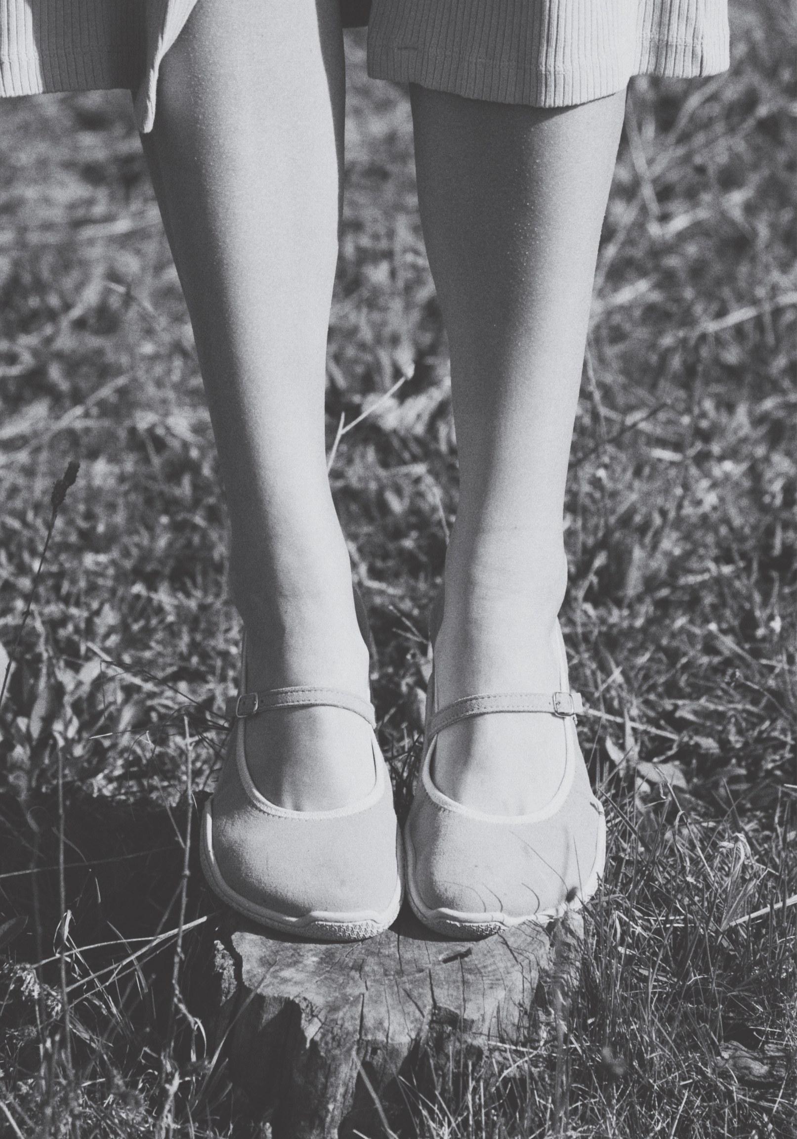 Balerini Barefoot din piele întoarsă - Valeria Beige