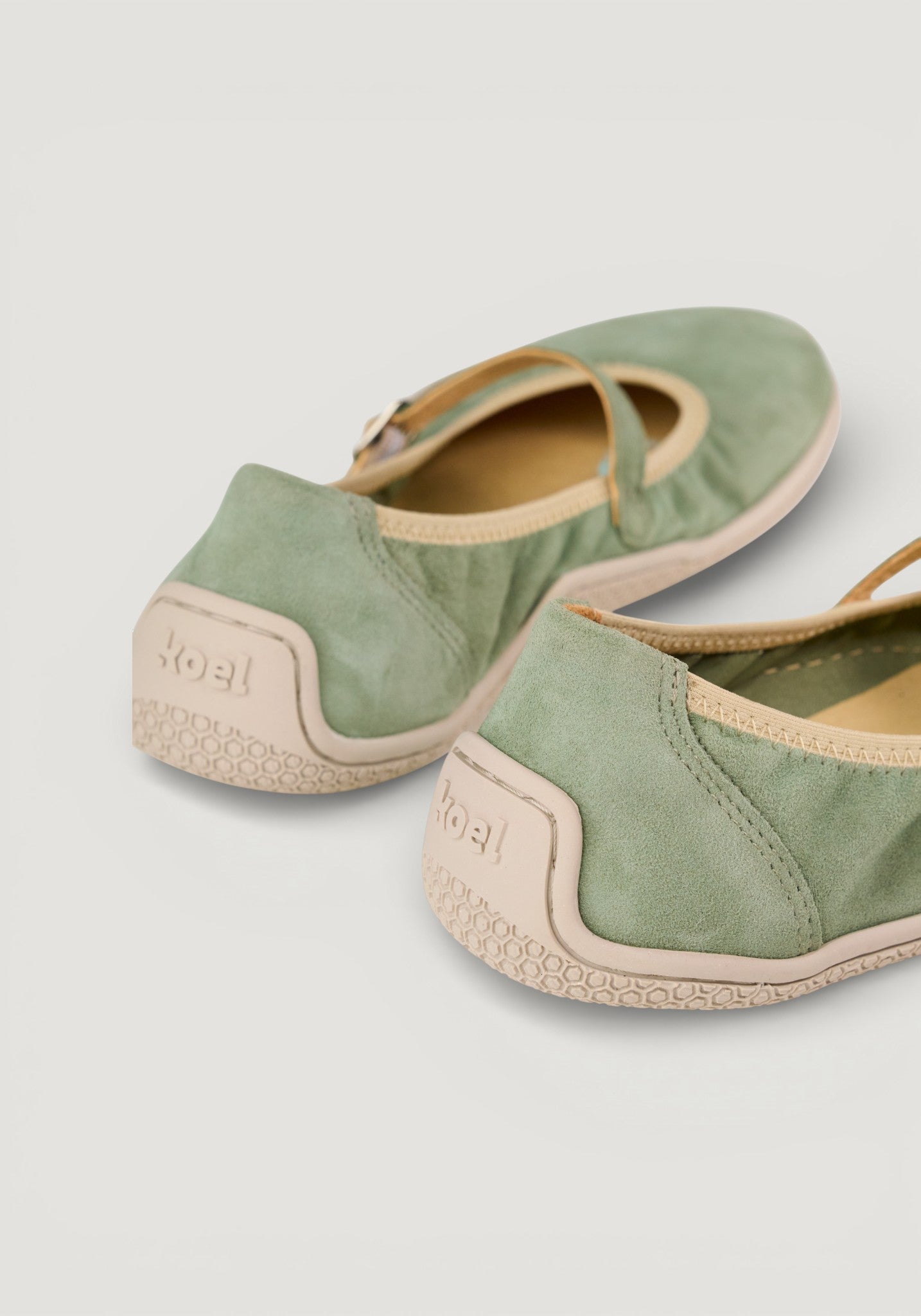 Balerini Barefoot din piele întoarsă - Valeria Olive