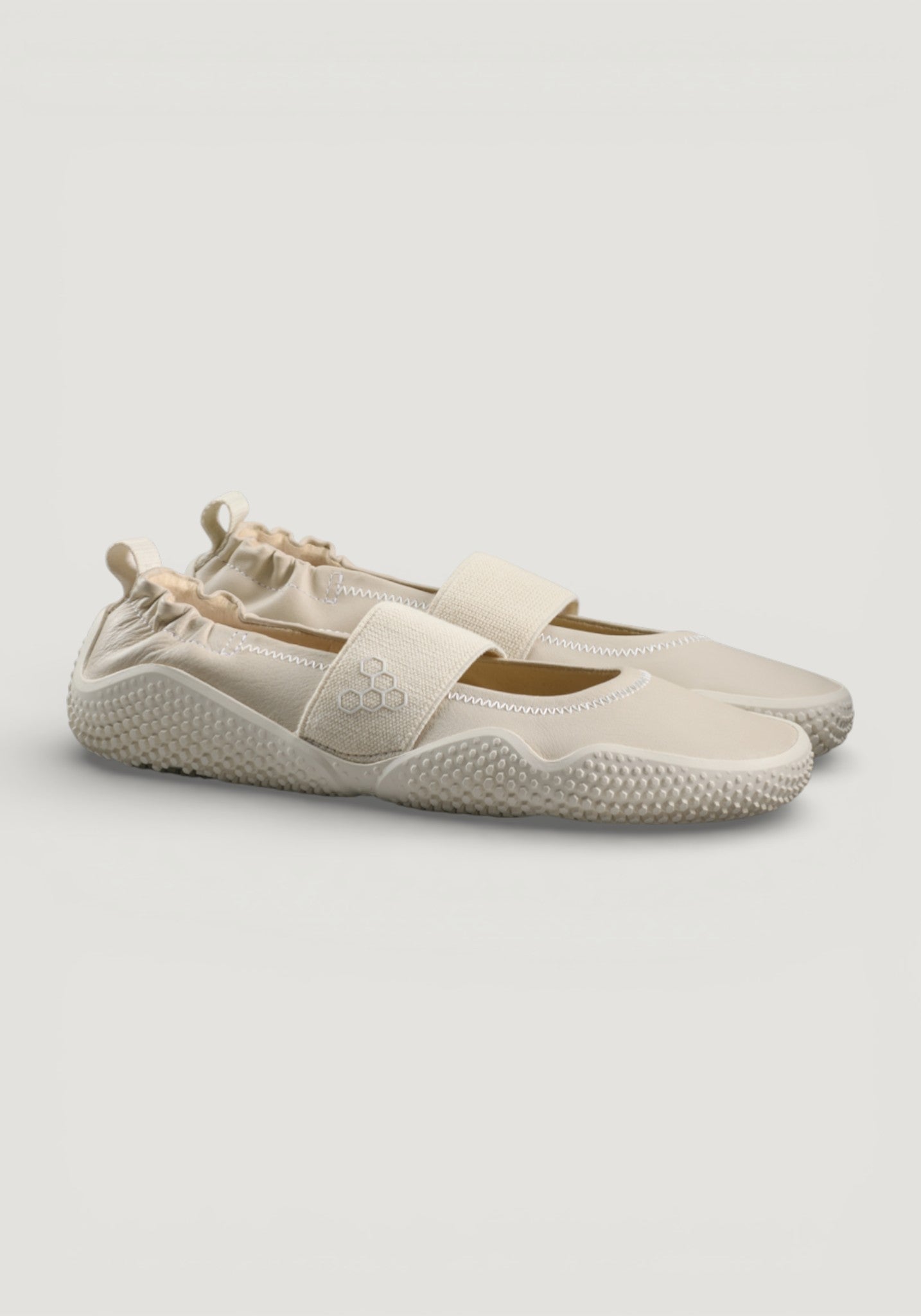 Balerini Barefoot din piele - Motus Studio Ballet Sand