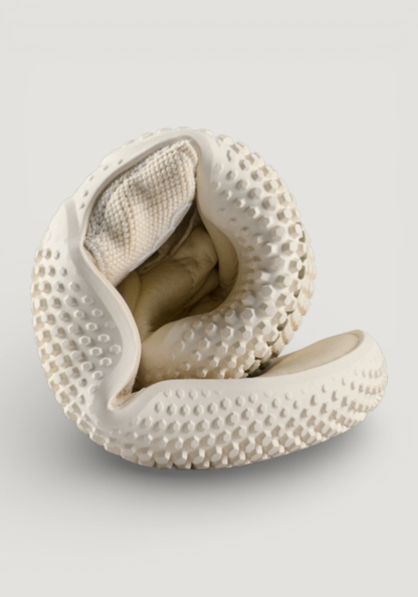 Balerini Barefoot din piele - Motus Studio Ballet Sand