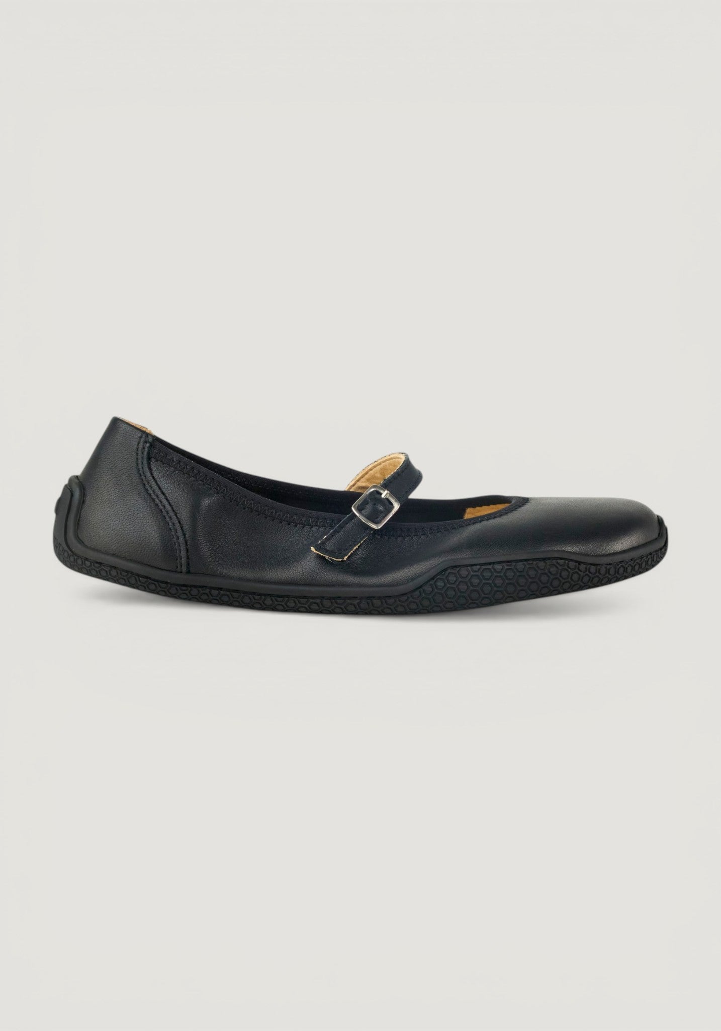 Balerini Barefoot din piele - Valeria Black