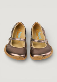 Balerini Barefoot din piele - Valeria Bronze