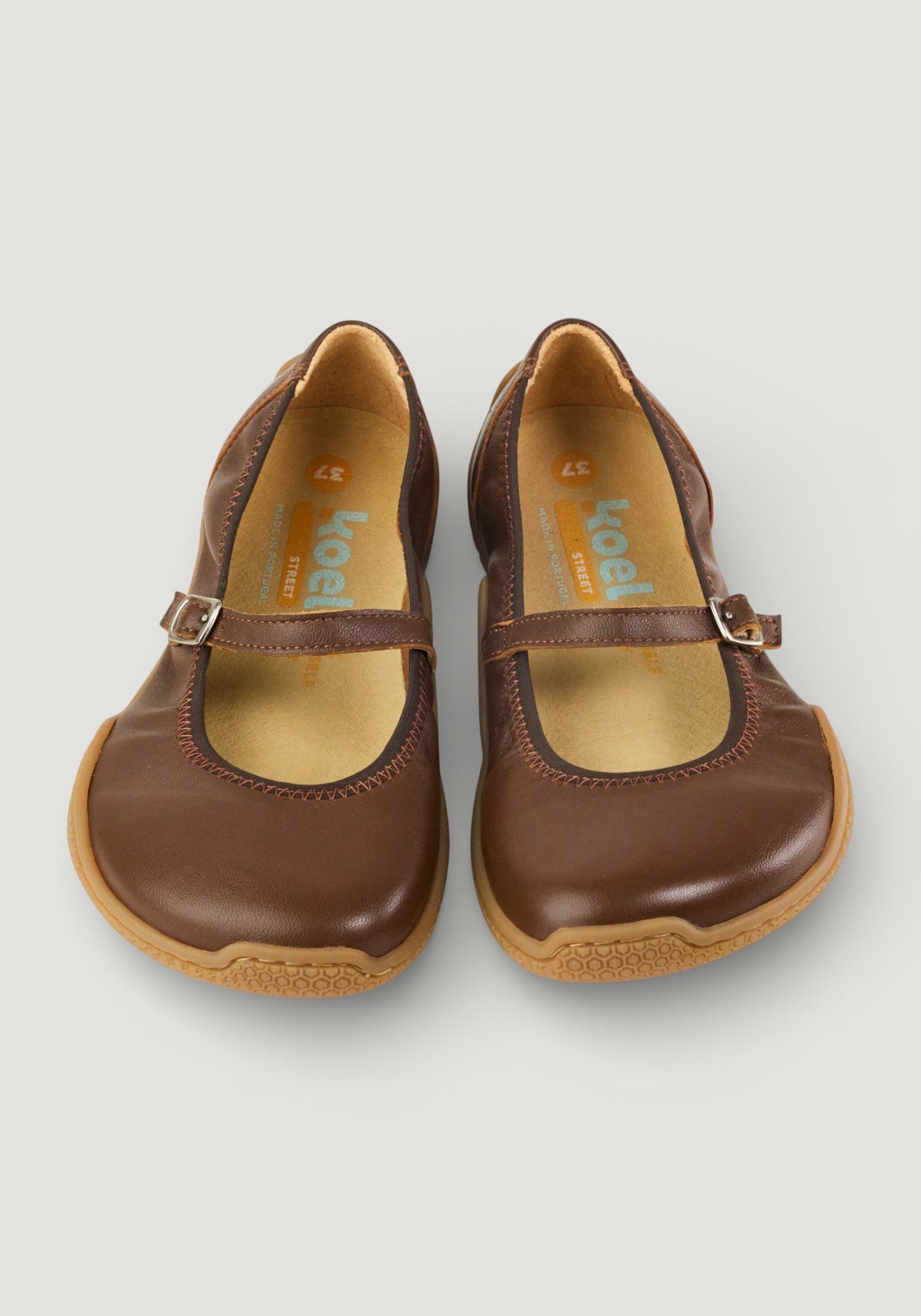 Balerini Barefoot din piele - Valeria Brown