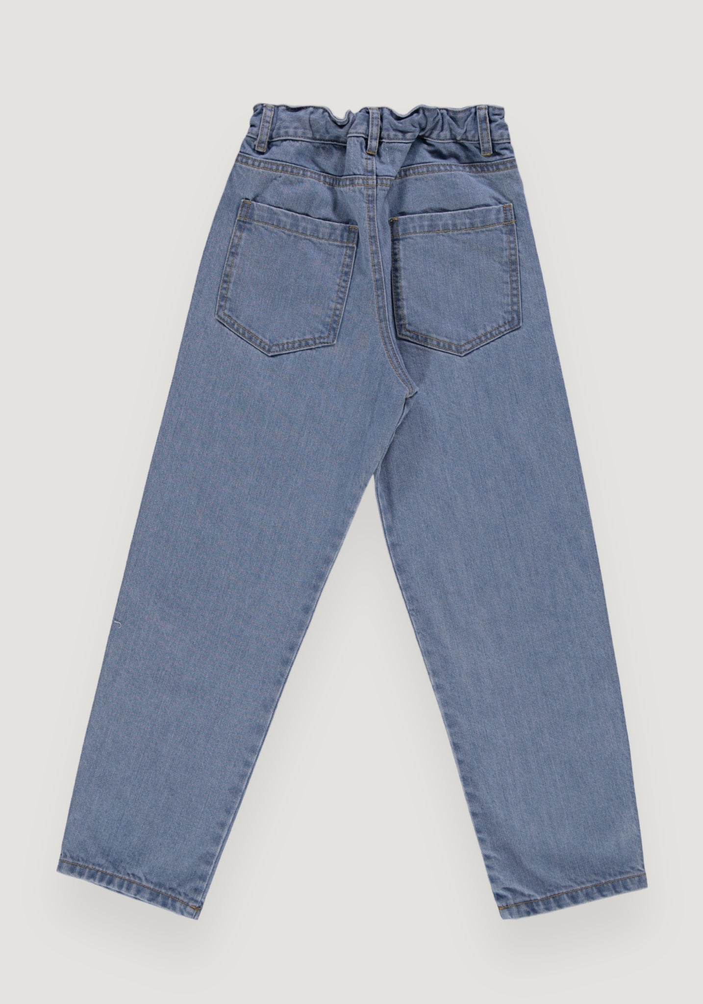 Pantaloni denim din bumbac - Carotte Blue 10 ani