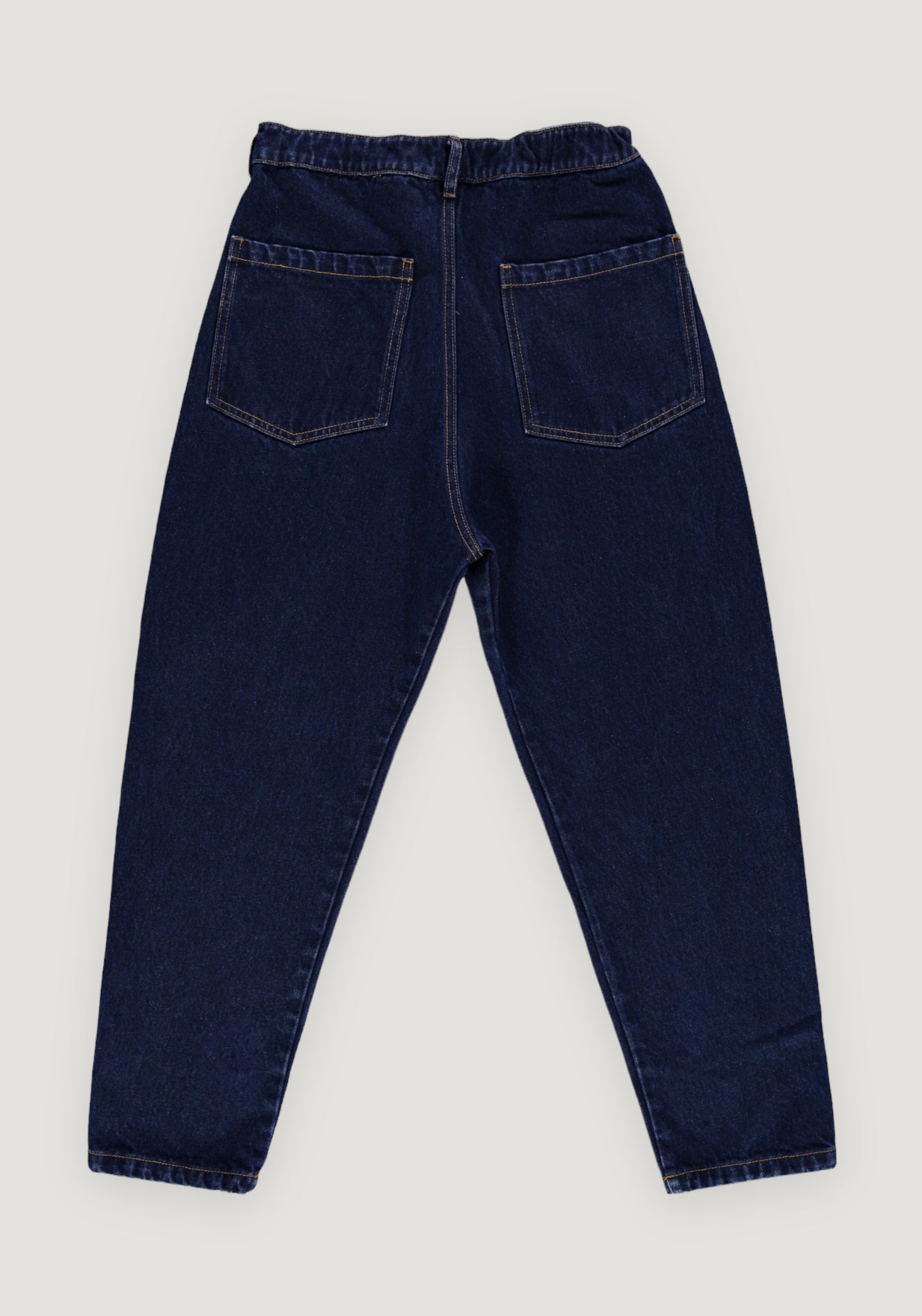 Pantaloni denim femei din bumbac - Carotte Denim Blue Poudre Organic HipHip.ro