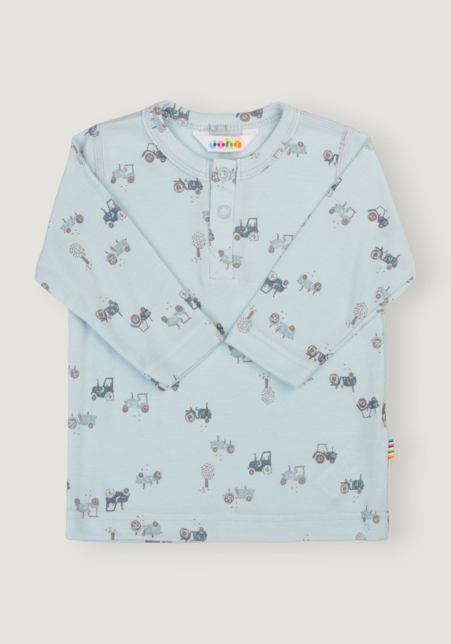 Bluză din bambus - Tractor Light Blue