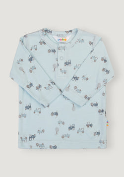Bluză din bambus - Tractor Light Blue