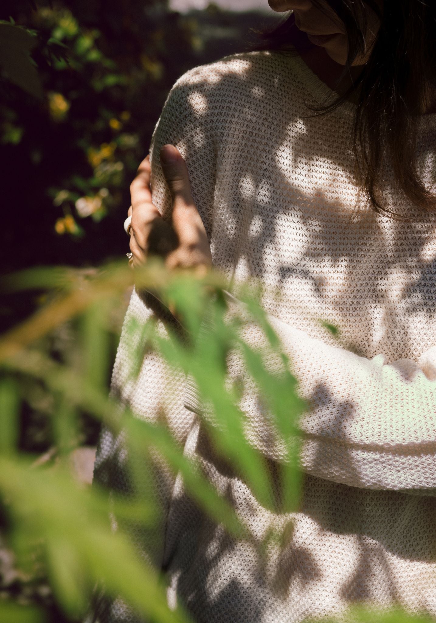 Bluză din in și bumbac - Eloise White