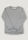 Bluză din lână merinos - Basic Grey