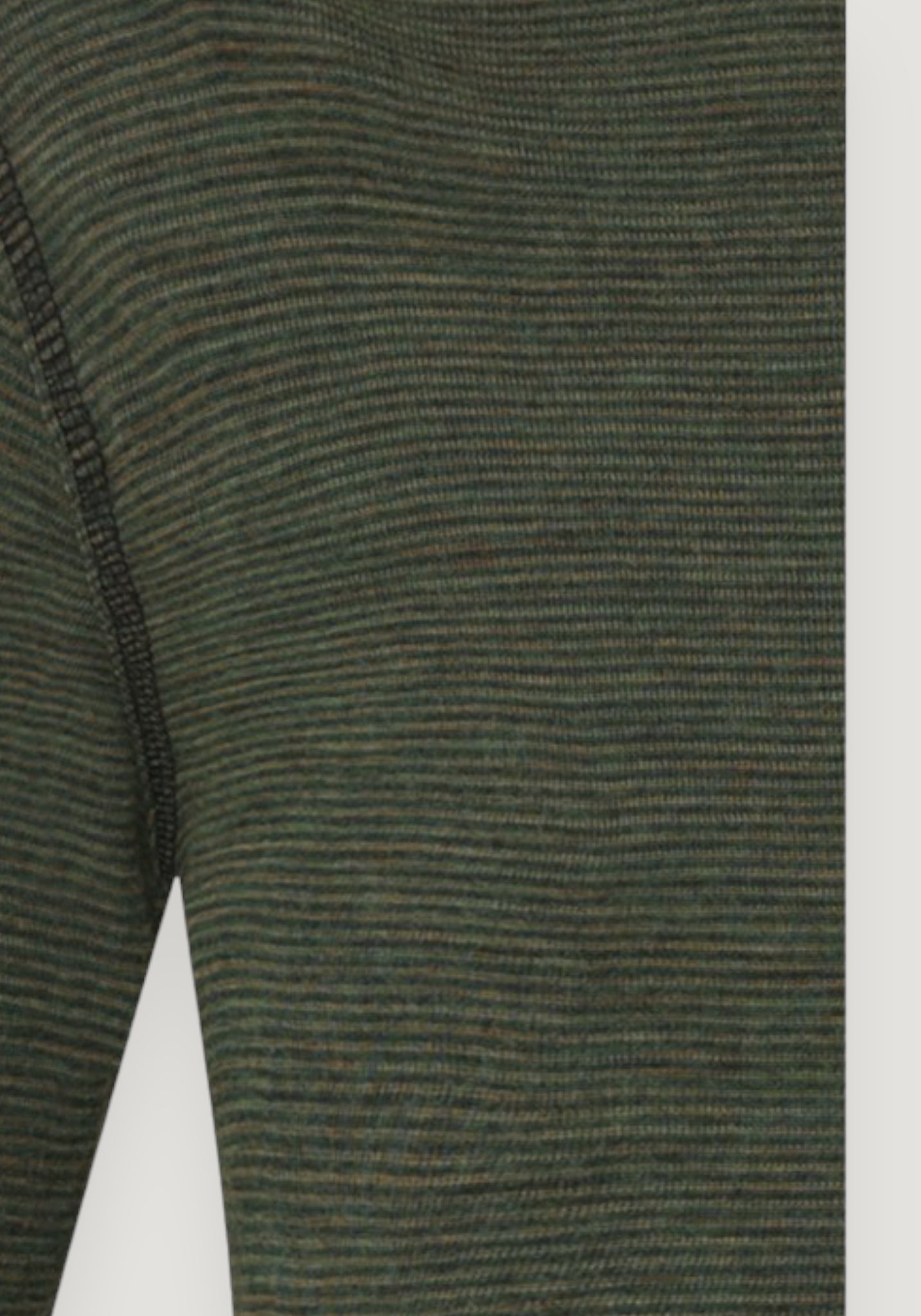 Bluză bărbați din lână merinos - Green Stripe Jalfe HipHip.ro