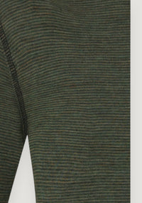 Bluză bărbați din lână merinos - Green Stripe Jalfe HipHip.ro
