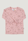 Bluză din lână merinos - Handdrawn Snowflake Rosa