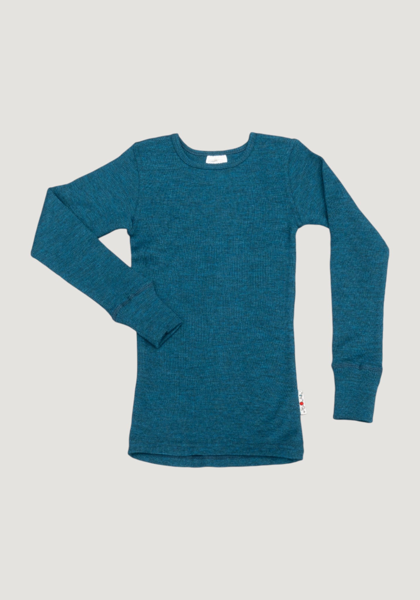 Bluză lână merinos - Seabreeze Teal