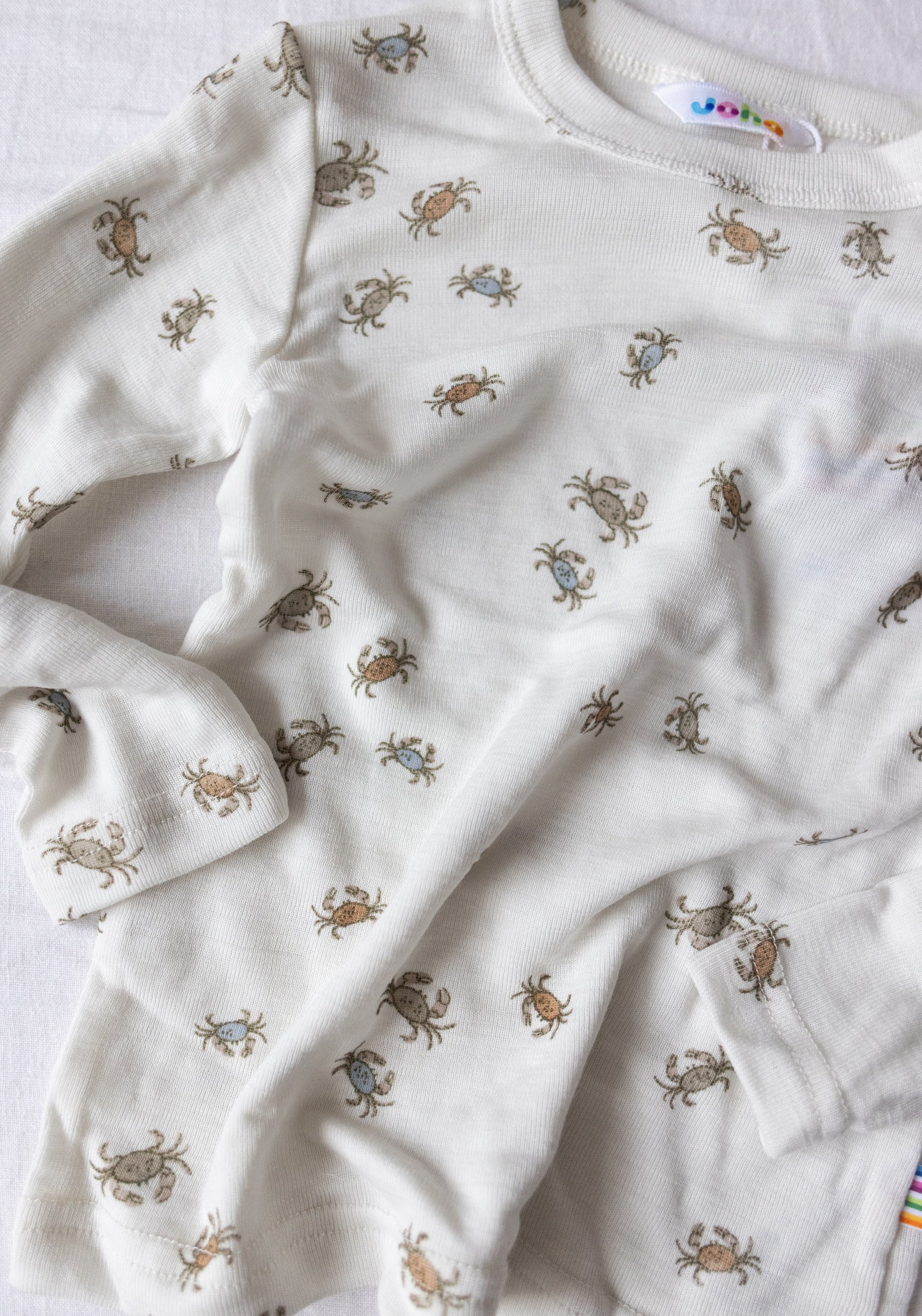 Bluză din lână merinos și mătase - Crab