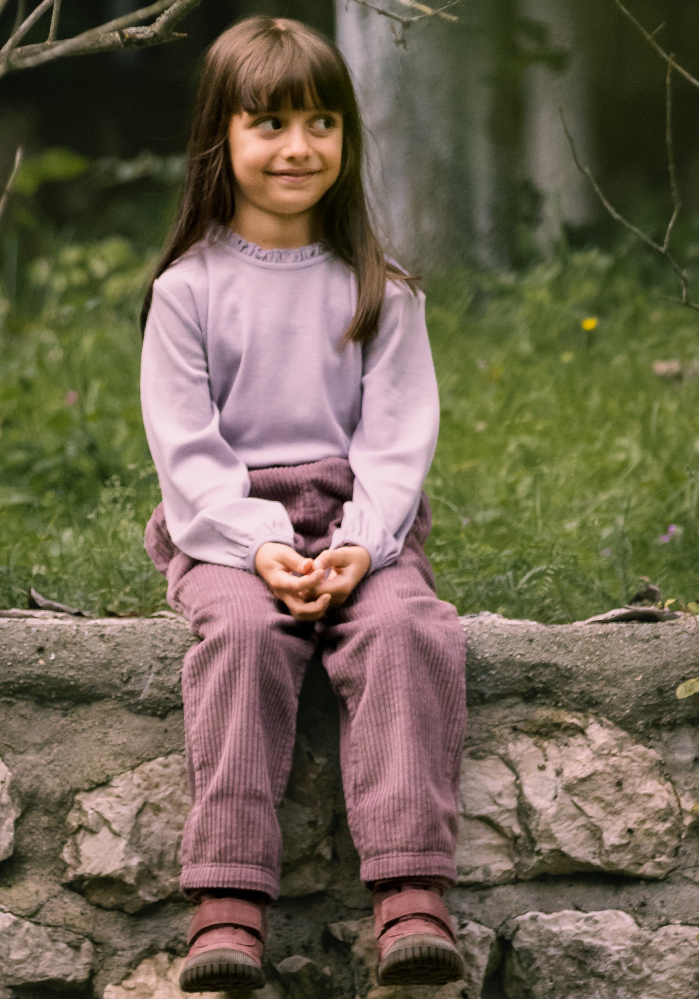 Bluză lână merinos superfină - Vanja Ice Rose Minimalisma HipHip.ro