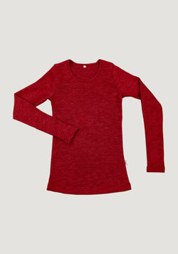 Bluză din lână merinos - Wild Pomegranate