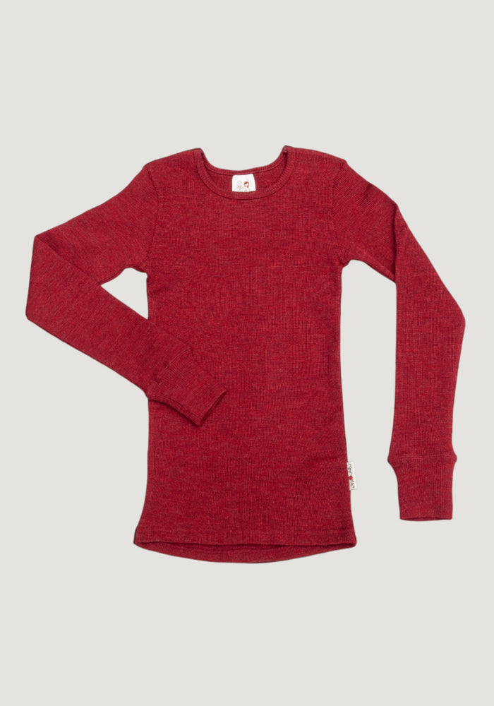 Bluză lână merinos - Wild Pomegranate