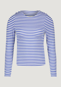 Bluză femei protecție UV - Emma Cobalt Stripe