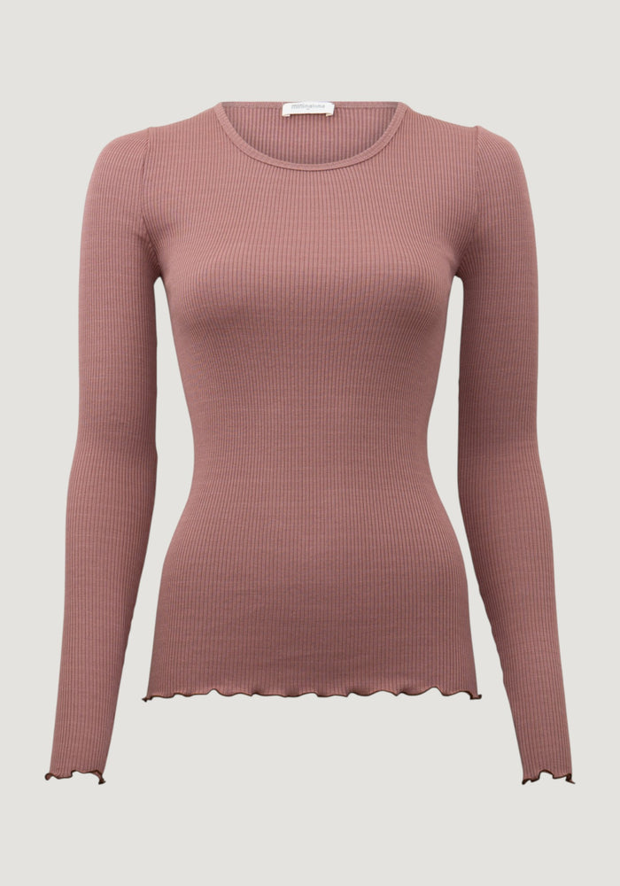 Bluză femei seamless din mătase - Gerda Frill Antique Rose