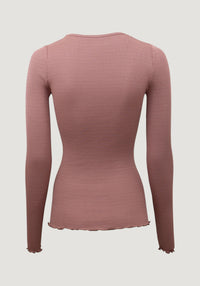 Bluză femei seamless din mătase - Gerda Frill Antique Rose