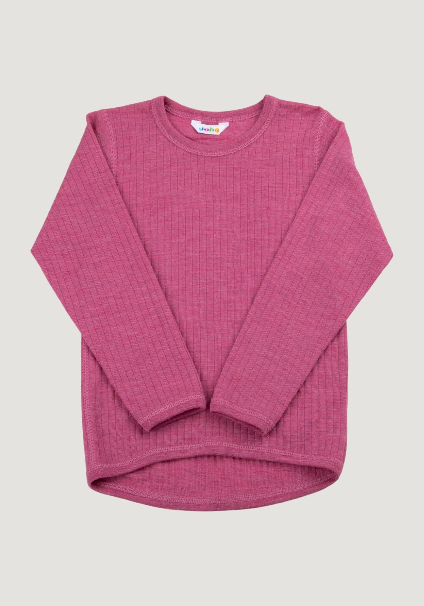 Bluză lână merinos - Basic Pink 80