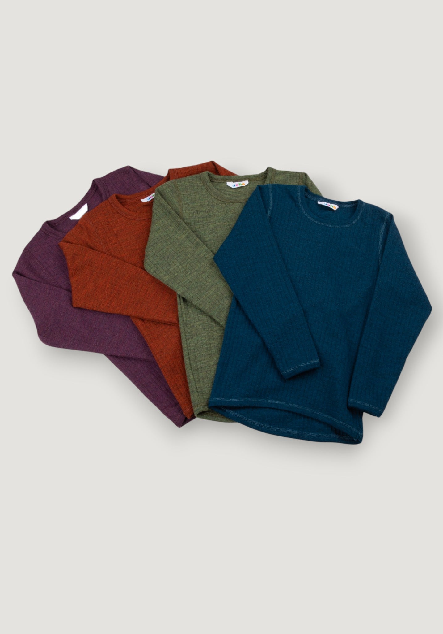 Bluză lână merinos - Basic Dark Olive