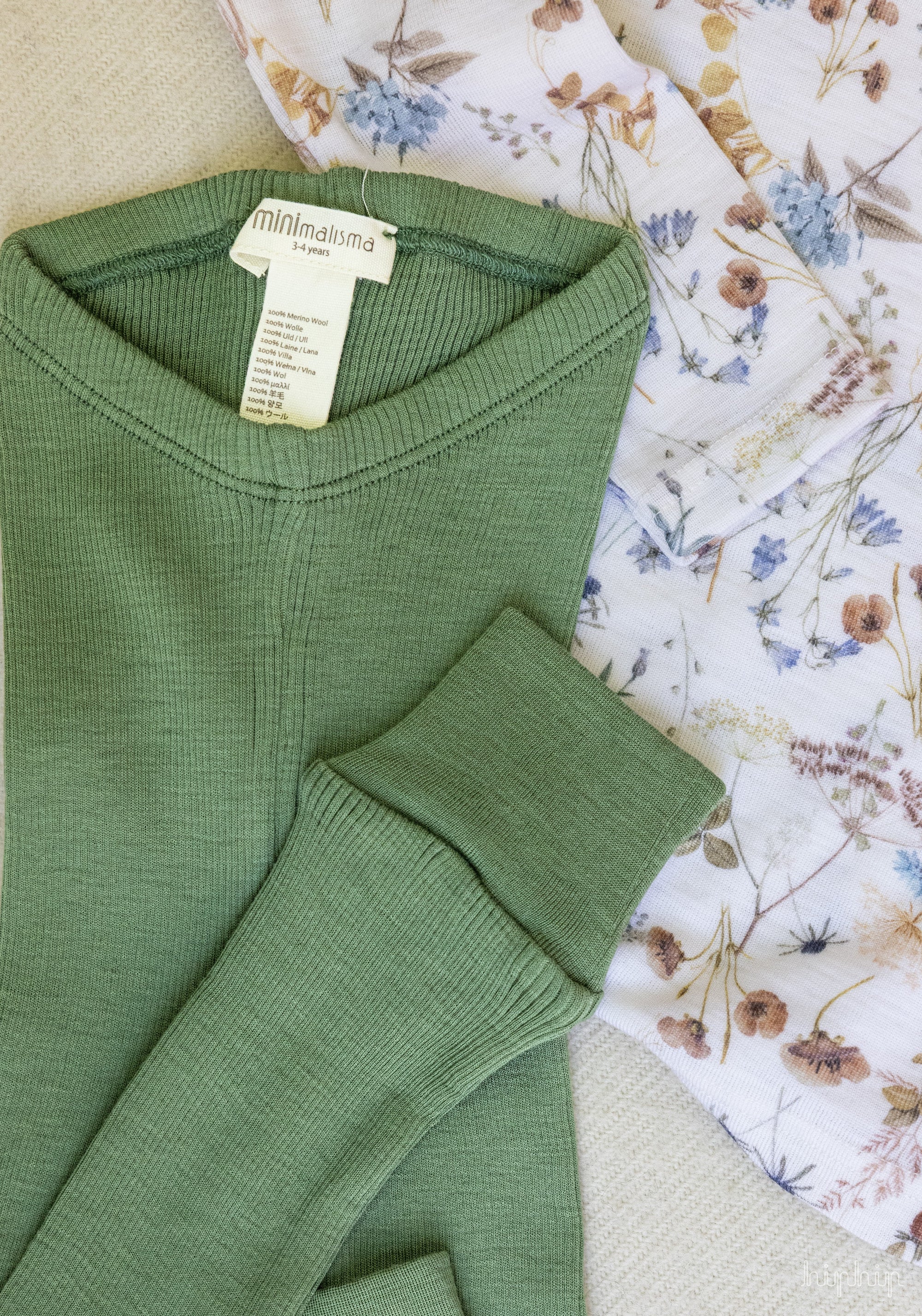 Bluză lână merinos - Flora