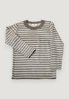 Bluză lână merinos - Mint Stripe 110