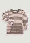 Bluză lână merinos - Pink Stripe 110
